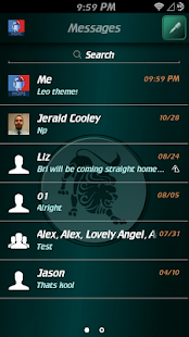 Leo Theme for GO SMS Screenshots 12