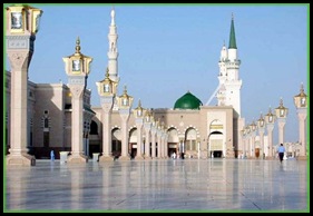 Al-Masjid al-Nabawi “Mosque of the Prophet” Mosque, situated in the city of Medina