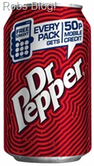 Dr Pepper 50p mobile credit
