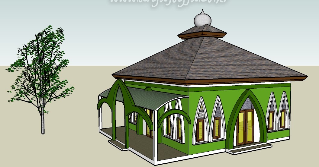 Desain Mushola Desain Mushola Al Ikhlas Pada Lahan Ukuran 
