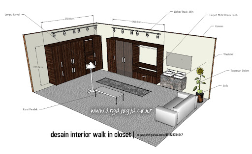  Desain Interior Walk In Closet Minimalist 