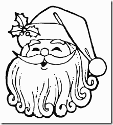 Dibujos para colorear de Santa Claus