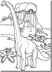 Dibujos Dinosaurios para colorear