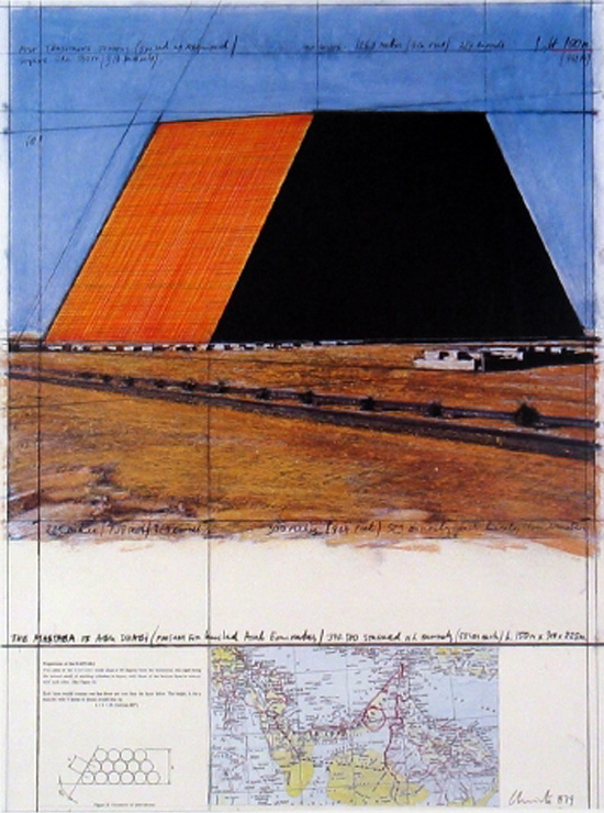 The Mastaba of Abu Dhabi by Christo and Jeanne-Claude