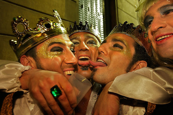 Carnaval de Sitges.  Rua de l'Extermini. Sitges, Garraf, Barcelona