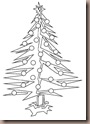 Dibujo de pinos de navidad para niños para colorear Dibujo de pinos de navidad para niños para colorear