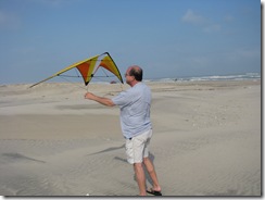 5444 Assembling my Kite South Padre Island Texas