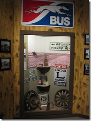 1605 Lincoln Highway Display at Museum at Fort Bridger WY