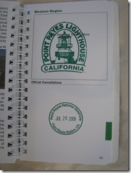 3344 National Parks Passport Book Point Reyes Lighthouse CA