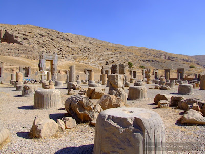 Columns at Persepolis, Iran