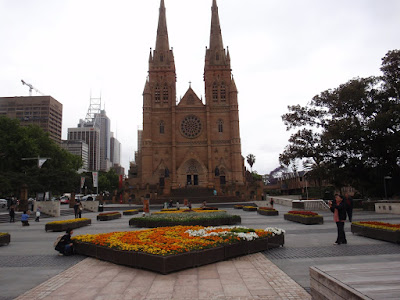 The famous twin spires of St. Mary’s Cathedral are a familiar Sydney landmark