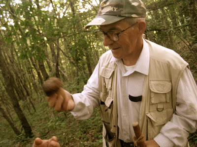 mushroom hunting with dottore Gaggi