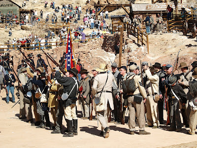 Calico Ghost Town commemorates 150th anniversary of American Civil  War with battle re-enactments