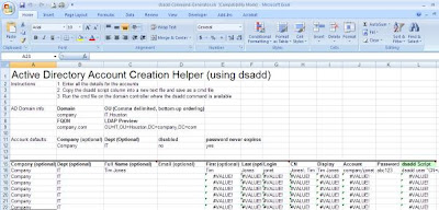 Screenshot of dsadd spreadsheet - Click to download