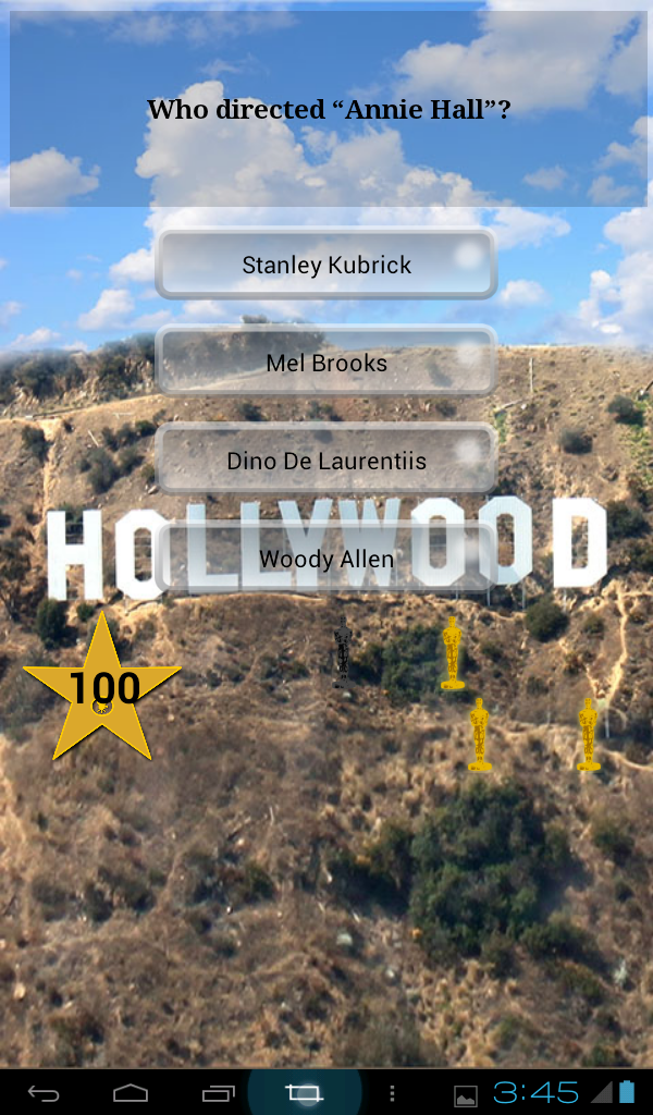 70s Movie Trivia Screen 2