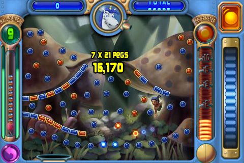 彈珠滾過的釘磚會亮起來,不久後就會消失不見 彈珠滾過的釘磚會亮起來,不久後就會消失不見