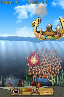 直接點按畫面指定炸藥的落點即可進行轟炸