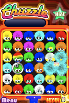 3個以上同色的毛球&rdquo;相連&rdquo;就會爆破