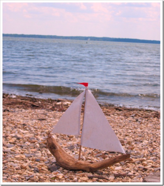 sailboat made out of driftwood 019