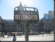 Buenos Aires - plaza del congreso