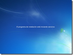 8 - Iniciando servicios Instalacion Windows 7