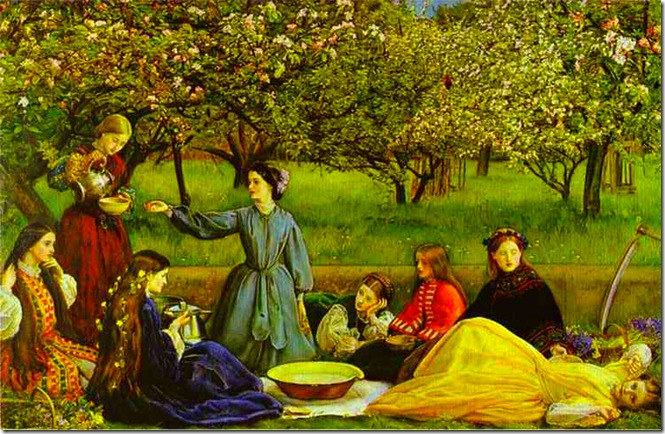 Sir John Everett Millais. Apple Blossoms