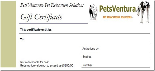 Gift Certificate_PetsVentura