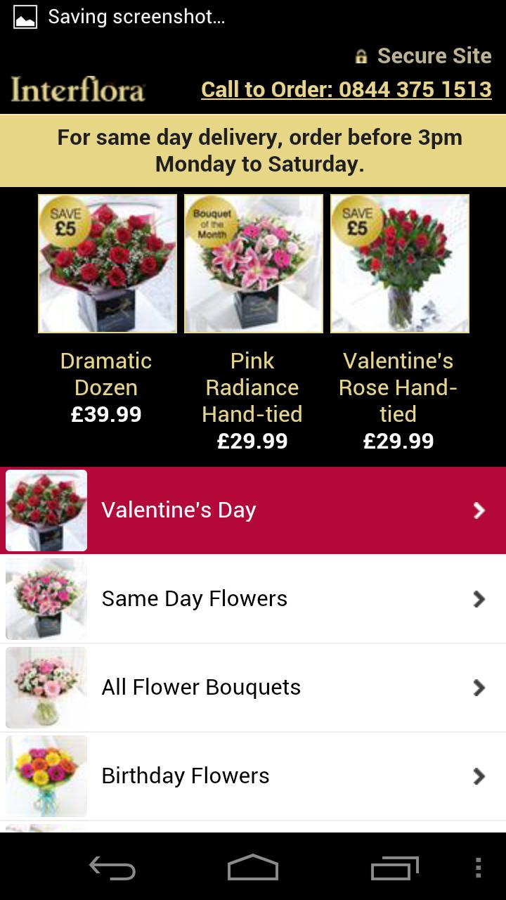 Interflora - Flowers Delivered Screen 2