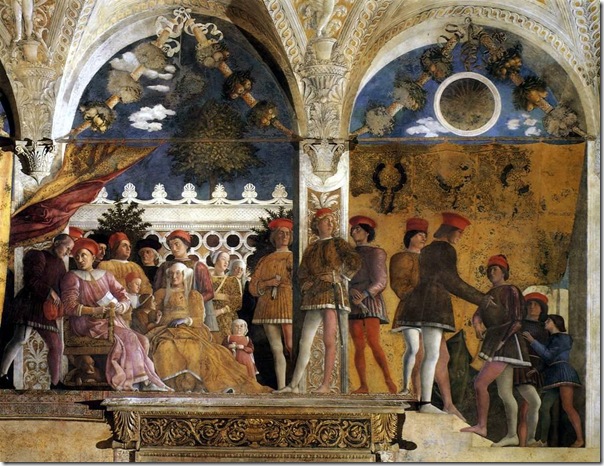 mantegna - dwór w mantui