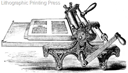 Lithographic press 1855