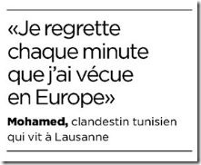 mohamed regrets europe