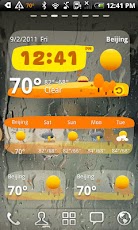 GO Weather Mid-Aut Widget Skin