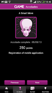 GAME Reward Mobile App - screenshot thumbnail