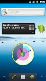 Fancy Analog Clock [Widget] poster 1
