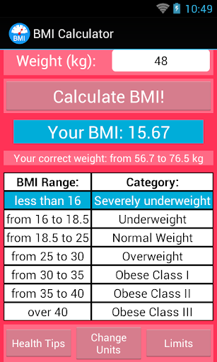 【免費健康App】BMI Calculator-APP點子