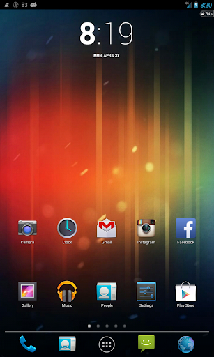 ICS 4.0 Go Launcher Theme