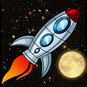 Spaceship Landing on Moon LOGO-APP點子