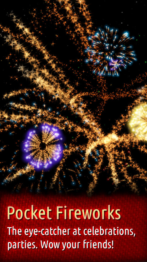 Android application Fireworks 4D Live Wallpaper screenshort
