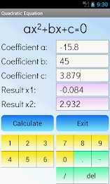 kvadratická rovnice řešitel poster 2