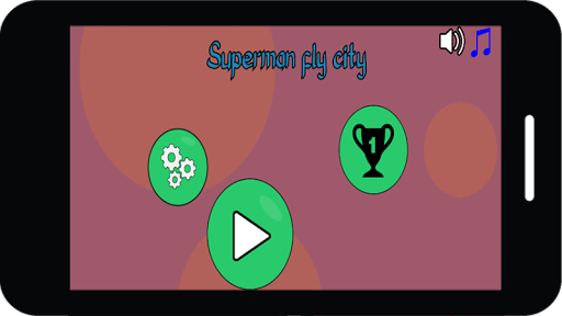 Superman Fly City