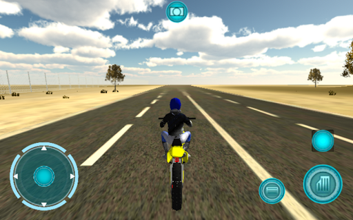 Motocross Simulator Race