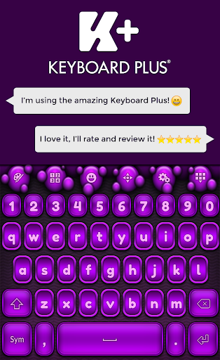 Keyboard Purple HD