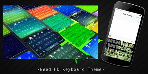 Weed HD Keyboard Theme