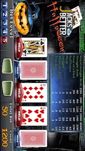 Halloween Poker Slot Machine Screenshots 3