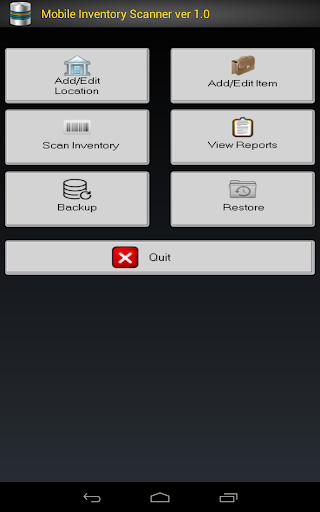 Mobile Inventory Scanner