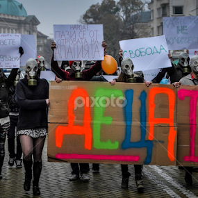 Childern Fighting for their rights in Bulgaria protests by Stefan Stefanov - News & Events World Events