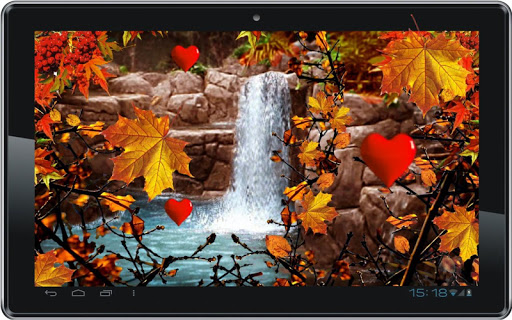 免費下載個人化APP|Waterfalls of Autumn Love LWP app開箱文|APP開箱王