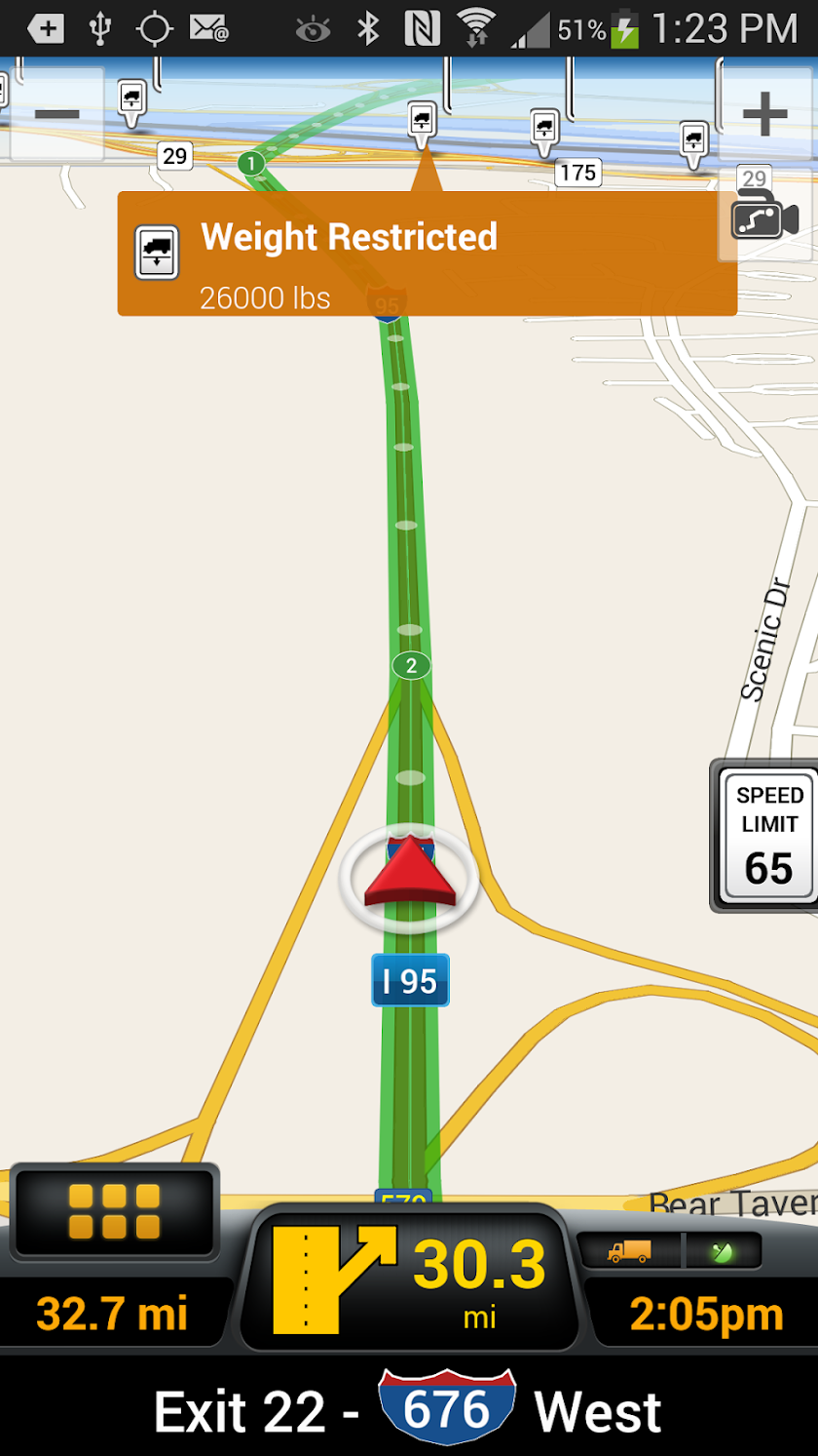 CoPilot Truck Energy - GPS Screen 3