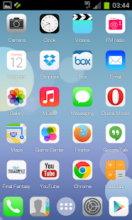 iOS 7 Theme Turbo Launcher - screenshot thumbnail
