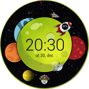 Download Planet Clock Zooper Widget APK